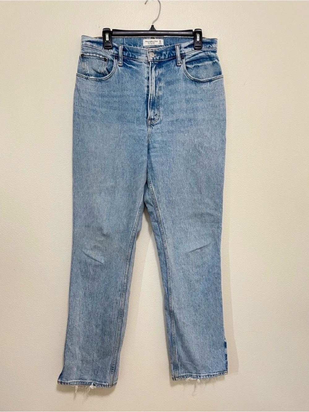 Abercrombie & Fitch Light Wash Straight Leg Jeans
